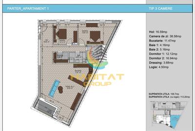 3 Camere nou Timpuri Noi Decomandat mutare urgenta parter inalt - 8
