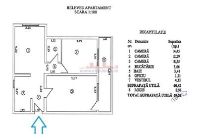 Vanzare Apartament 3 Camere Titulescu Primaria sector 1 - 23