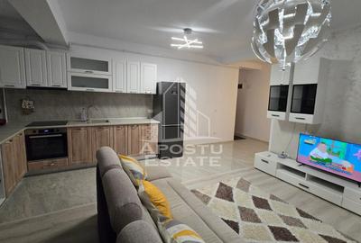 Apartament cu 2 camere semidecomandat, mobilat în Giroc