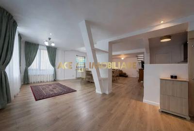 Apartament cu 5 camere decomandat, mobilat în Herăstrău