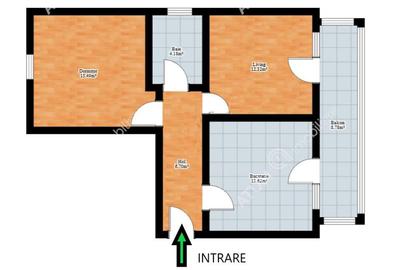Apartament cu 2 camere decomandate Calea Cisnadiei din Sibiu - 8