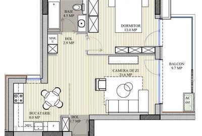 🏡 Apartament 2 camere | Decebal – Muncii | Proiect premium final 2026 - 2