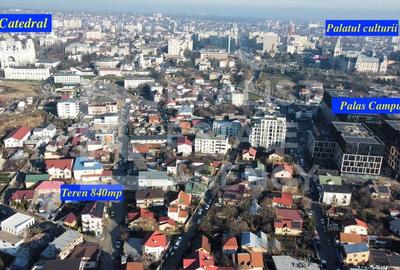 Teren de vânzare â 840 mp, zonă centrală Iași, la 3 minute de Palas - 1