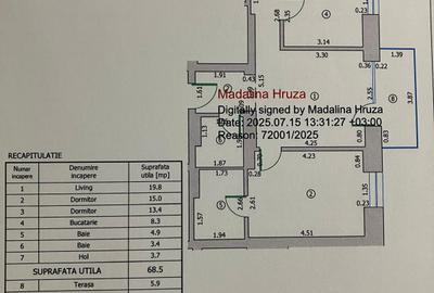 Apartament 3 camere | Novum 56 | Mobilat Complet | 2 bai | Gorjului | Liniei - 15