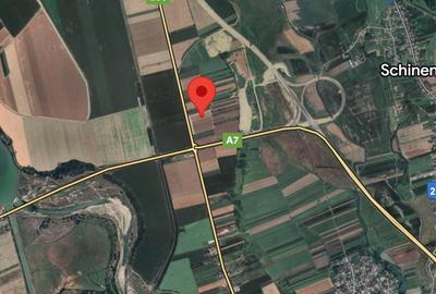 Teren de vanzare E85, langa iesirea dupa autostrada, giratoriu Bogdan Voda - 1