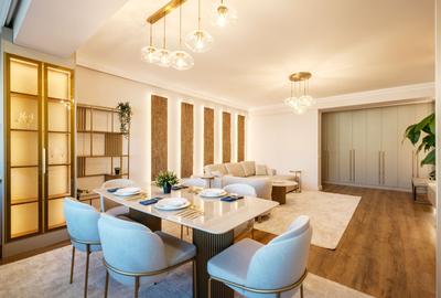 Apartament cu 2 camere semidecomandat, mobilat în Pipera