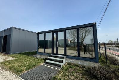 Teren ve vanzare cu 3 hale Domnești Șoseaua Curtea Domnească - 1