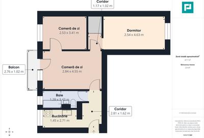 Apartament cu 3 camere complet mobilat și utilat - 6