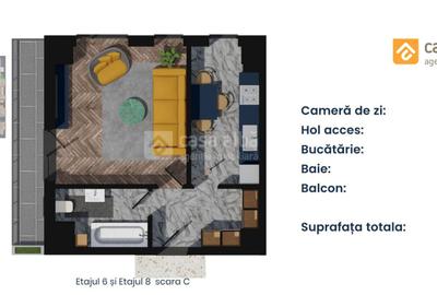 PROIECT NOU | apartament 1 camera LA CHEIE | Pacurari - Alpha Bank - 15