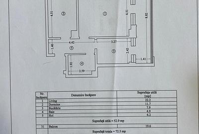 Far Bloc Nou/Apartament cu 2 camere Decomandate 72 mp. - 16