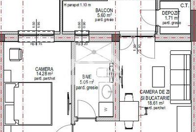 Apartament 2 camere, 39,60 mp – Zona Lacul lui Binder - 2