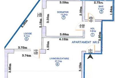Apartament ECO cu 2 camere si parcare subterana in zona Arhitectilor - 9