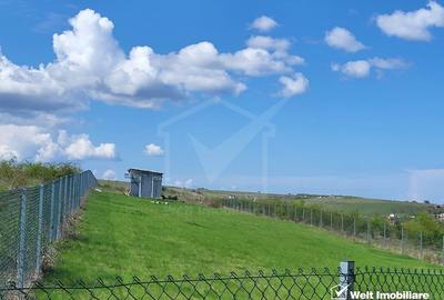 Teren extravilan 2000 mp, împrejmuit, panoramă superbă – Sălicea (Cluj) - 2