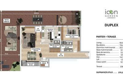 Duplex - 6 camere, ansamblu nou, finalizat, în Moșilor - 25