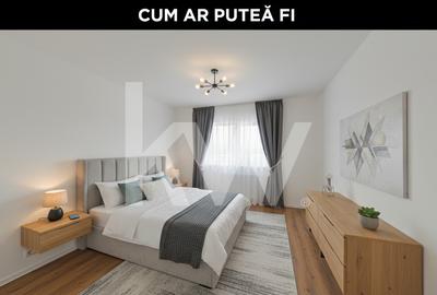 Apartament cu 3 camere decomandat în Tractorul
