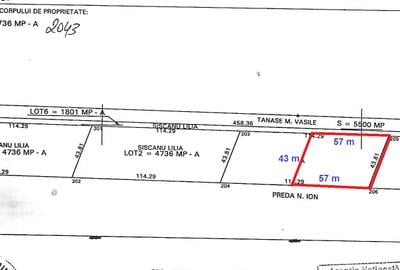 Vanzare 2500 mp, sau 5000 mp sau 7500 mp teren in Butimanu cu pret negociabil - 1