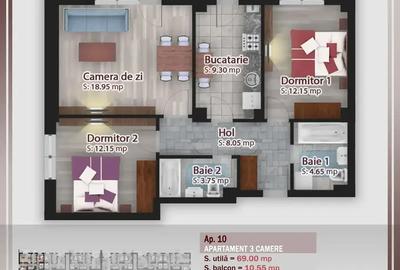 3 camere | STB | parcuri | metrou | 2026 | premium | decomadat - 2