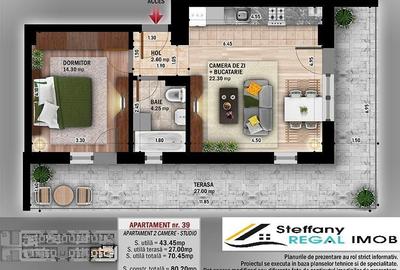 Apartament 2 camere tip studio de vanzare zona Theodor Pallady - 1