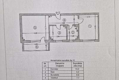 Apartament 2 Cam. | 56MP Utili | Loc Parcare Inclus | Complet mobilat si utilat - 12