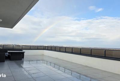 Penthouse 4 camere de inchiriat LUX | Darwin residence | Terasa 85mp - 19