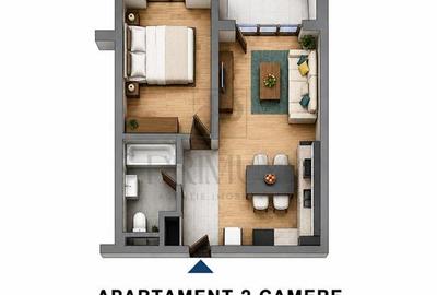 TORONTALULUI - BLOC NOU - PARTER - APARTAMENT 2 CAMERE - TERASA - CLIMA - 10