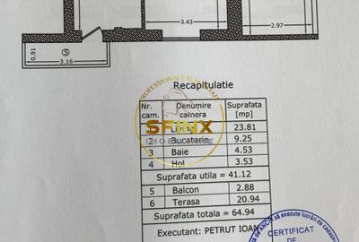 STUDIO DUBLU COCHET 65 mp, PRIMA INCHIRIERE - 21
