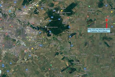 Teren 1000 mp Fundulea, deschidere Autostrada A2, ideal commercial - 1