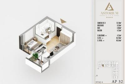 GARSONIERA DUBLA DISPONIBILA IN PROIECT PREMIUM / PALLADY! - 2