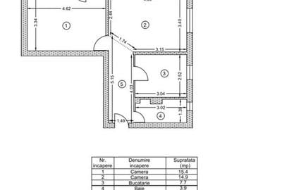 Apartament 2 camere Tineretului Pridvorului - 1