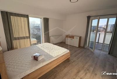 Apartament cu 2 camere semidecomandat, mobilat în Dâmbul Rotund