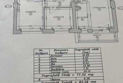 Apartament 3 camere decomandat - complet mobilat-zona Panduri - 11