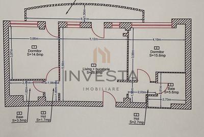 3 camere/Parcare individuală/21 Decembrie/Zona Hotel Hilton - 10