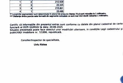 OPORTUNITATE| Teren intravilan 5.000 mp | Ghionea – Ulmi – Giurgiu |dubla D - 3