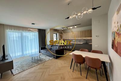 Apartament cu 2 camere semidecomandat, mobilat în Pipera