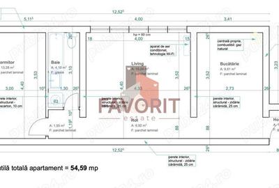 2 camere | centrala proprie | zona excelenta | mobilat si utilat - 11