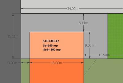 Teren de vanzare strada Corneliu Coposu pentru constructii imobil mixt - 2