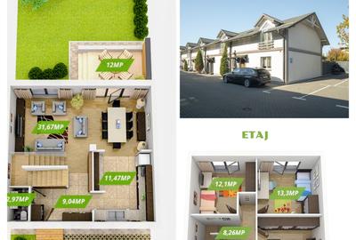 Ecovillas-Casa cu pompa de caldura,4 camere-mobilata,utilata,90%reducere facturi - 6