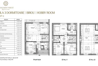 Vilă 5 camere | Finalizată | 179mp utili | Curte 160mp | AVANGARDE FOREST - 16