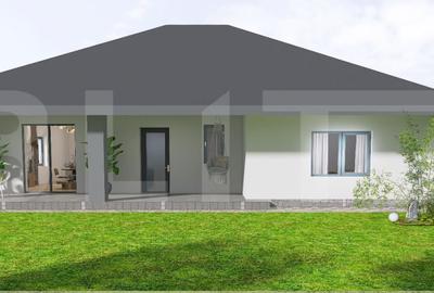 Casă individuală cu 4 camere în Sânpetru