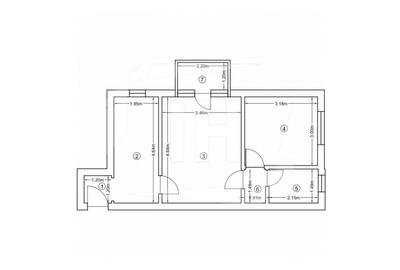 Apartament 2 camere, etaj 1, cartier Grigorescu - 10
