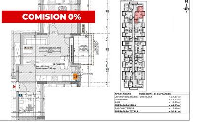 Apartament 2 camere,Floresti,zona Cetatii,parcare subterana,incalzire pardoseala