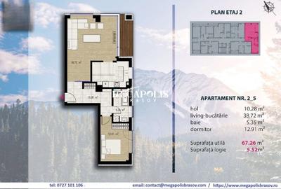 APARTAMENT 2 CAMERE PREMIUM | 67,26 MP UTILI + LOGIE | Brașov - 18