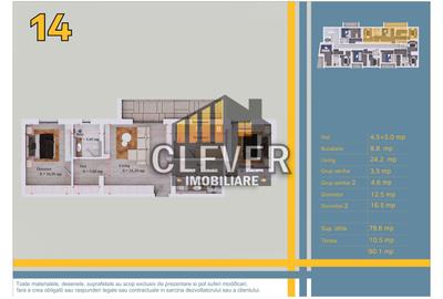 3 camere 90 mp-Pallady | Comision 0% | Metrou Nicolae Teclu - 1