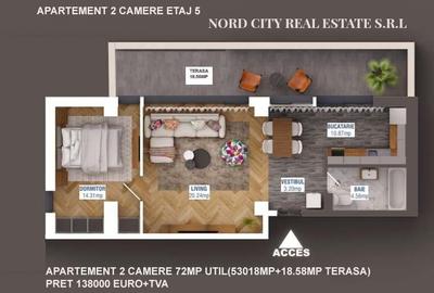 Apartament 2 camere -  Sisesti - Baneasa - DEZVOLTATOR - 21