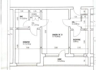 Apartament cu 2 camere semidecomandat, mobilat în Dristor
