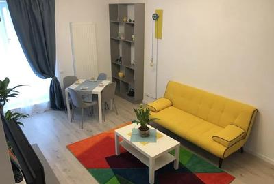 Apartament cu 2 camere decomandat, mobilat în Barbu Văcărescu