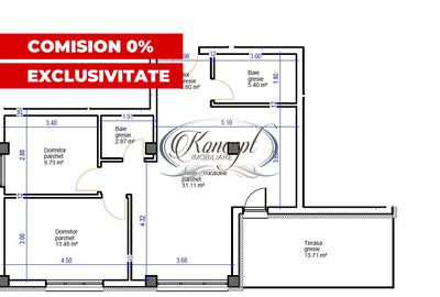 Apartament pe str. Sub Cetate, TVA si finisaje incluse in pret - 10