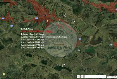 Pachet investitie terenuri Borșa Cluj 37.839 mp | 12.039 mp intravilan - 1