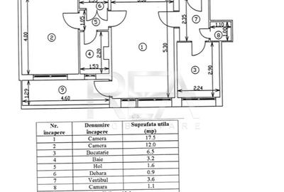 2 camere, 6/10, anvelopat, 52,4 mp -Gorjului - 16