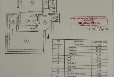 3 camere decomandat, 67 mp, centrală proprie, Arena Națională - 11